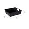 Simplify Storage Shelf Tote, 13 in L, 15 in W, 13 in H, Black, Plastic 25015-2PK-BLACK - alternate 4
